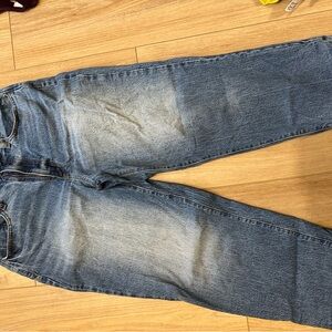 American Apparel High Rise Blue Jeans